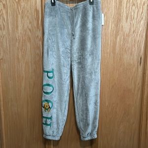 Winnie the Pooh! Furry fleece sweatpants. Size XL NWT